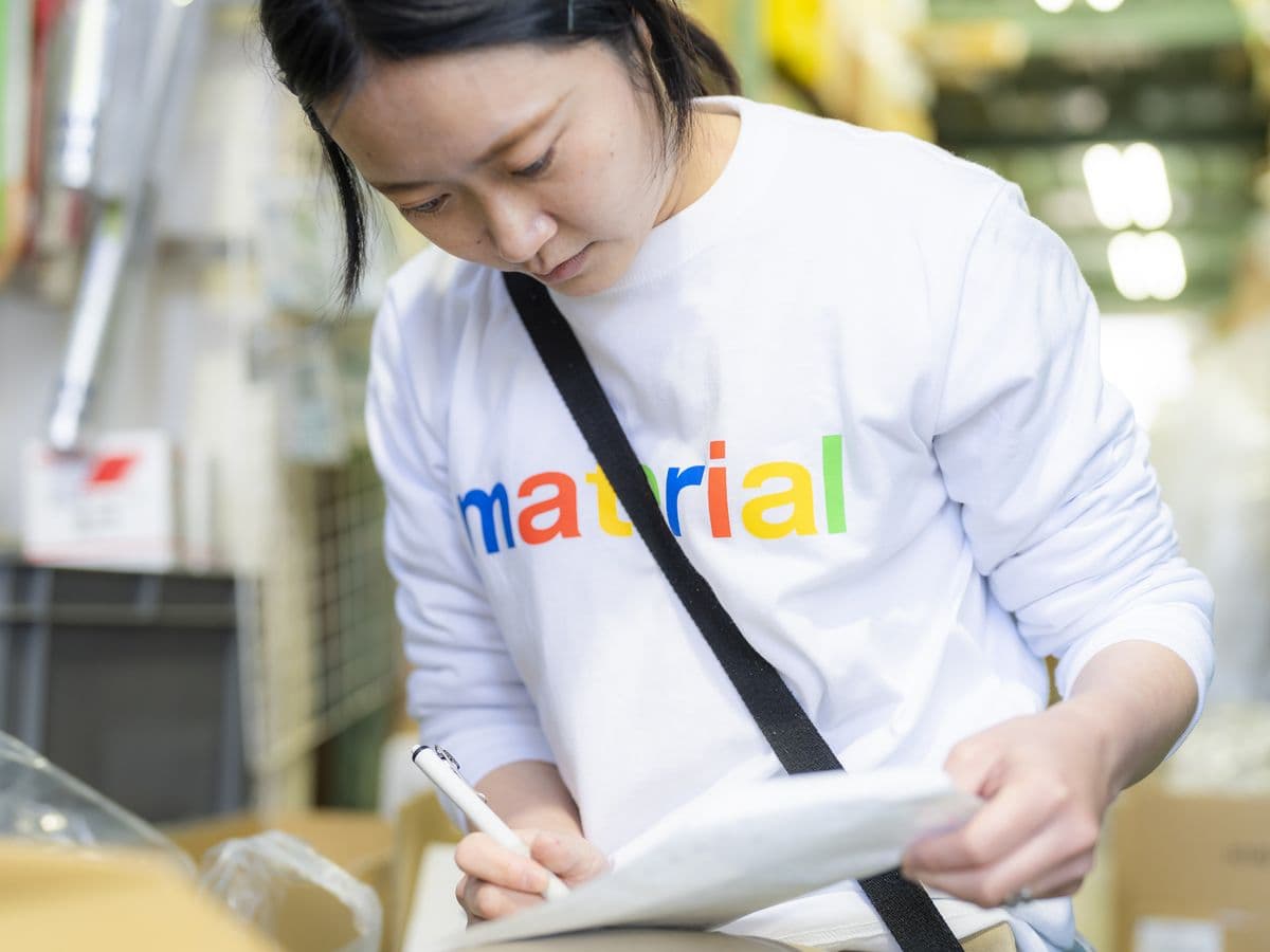 入荷した材料の検品
